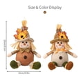 thumbnail image 3 of Milue Straw Scarecrows Sphere Ornament for Festival Home Hanging Decoration, 3 of 17