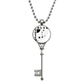 thumbnail image 1 of Local Planetary Trajectories Solar System Pendant Vintage Necklace Silver Key Jewelry, 1 of 3