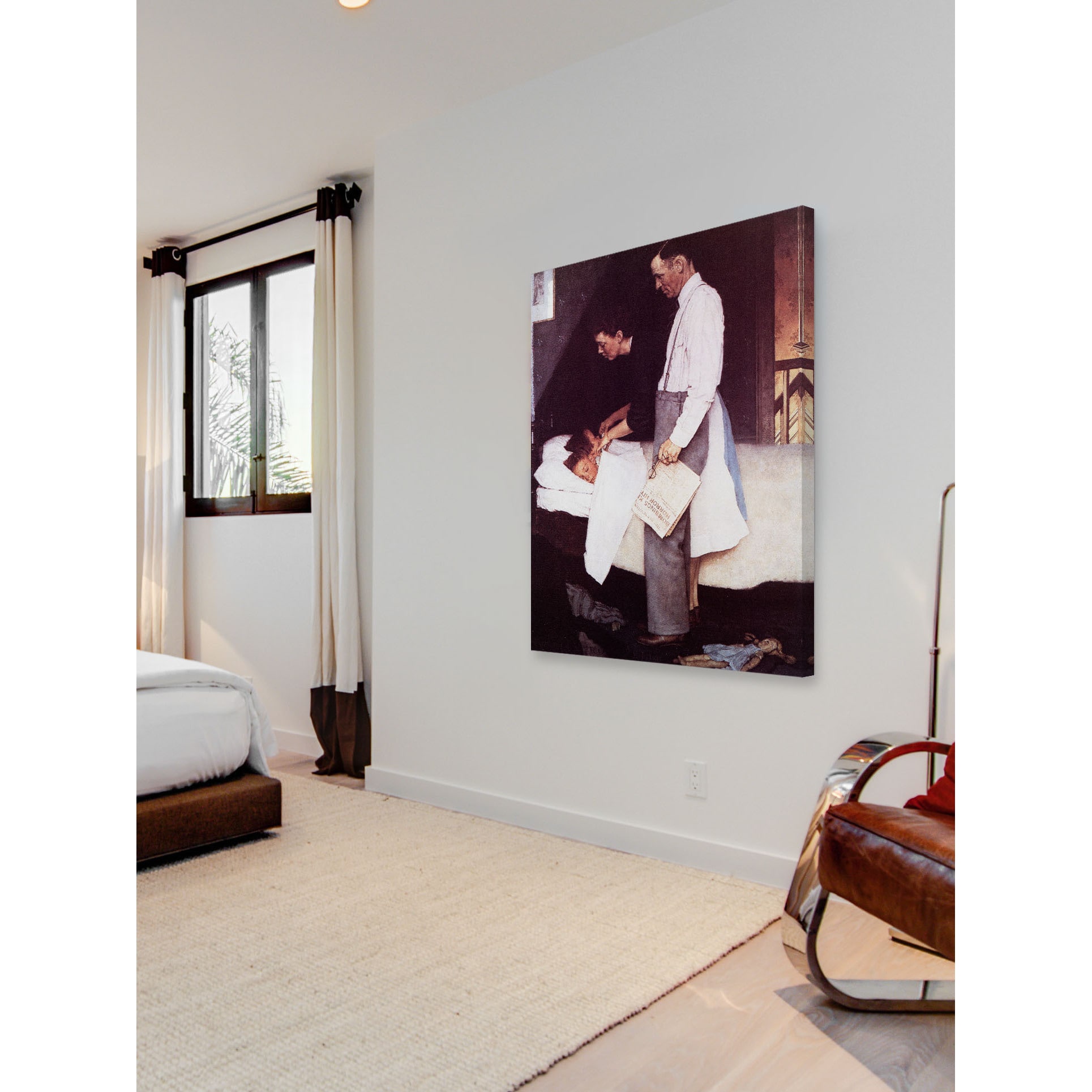 Marmont Hill "Freedom From Fear" by Norman Rockwell Painting Print on Canvas