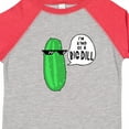 thumbnail image 4 of Inktastic I'm Kind of a Big Dill Pickle with Sunglasses Boys or Girls Toddler T-Shirt, 4 of 5