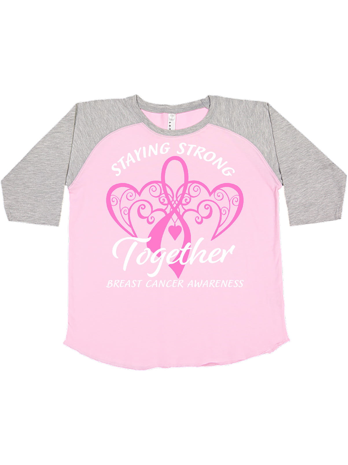 Breast Cancer T-Shirt Stronger Together Ribbon T Shirts for Men A 