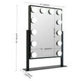 thumbnail image 4 of Impressions Vanity Hollywood Tri Tone XL LED Makeup Mirror with 360 Degree Swivel (Champagne Gold), 4 of 17