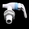thumbnail image 3 of Unique Bargains Water Dispenser Plastic 3/8 BSP Male Thread Push Type Tap Faucet White Blue, 3 of 3