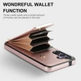 thumbnail image 2 of Decase Wallet Case for Samsung Galaxy S24 Plus,Luxury PU Leather Anti-Scratch Shockproof Cover Magnetic Clasp Ultra Slim Women Men Case Purse Credit Card Holder Slots,for Galaxy S24 Plus - Rosegold, 2 of 7