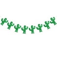 thumbnail image 6 of TAILTOSS 1Set Fabric Cactus Banner Garland Green Nonwoven Decoration Wedding Party Ornaments 11.8Inch, 6 of 7