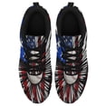 thumbnail image 2 of Baseball American Flag Shoes for Men Women Running Shoes Lightweight Walking Sneakers Mesh Athletic Sport Shoes Black Size 4.5, 2 of 5