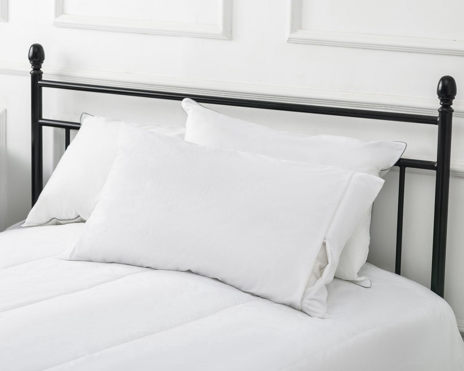 SilverClear Terry Waterproof Pillow Protector - Two Pack