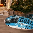 thumbnail image 6 of Daiia Football Time Drawing Merry Christmas Tree Skirt , Xmas Large Lace-up Tree Skirt, Santa Snowflakes Rustic Home Decorations New Year Party Farmhouse Decor-36", 6 of 7