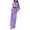 Purple, variant on JSKUMAR Sequins Jumpsuit for Women Deep V Neck Belted Wide Leg Pants Sets Romper with Pockets Evening Party Jumpsuit (Purple,XL)
