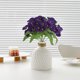 thumbnail image 1 of Flores artificiales de pensamiento de seda para decoración floral, ideales para bodas, hoteles, centros de mesa y el hogar., 1 of 6
