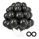 thumbnail image 1 of 100 Globos De 12 Pulgadas Ideal Para Fiestas De Cumpleaños Xtellar negro, 1 of 3