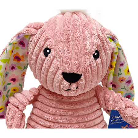 Vibrant Life Easter Pink Bunny Dog Toy, Pink