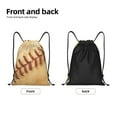 thumbnail image 5 of Kdxio Vintage Baseball Print Drawstring Backpack Bag,Waterproof Draw String Back Sack, Gym Drawstring Bags Swim Bag For Unisex, 5 of 9