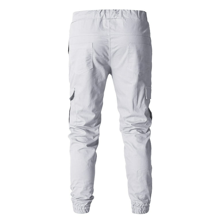 kpoplk Mens Tall Sweatpants,Men Sweatpants Casual Loose Fit Trousers High  Waist Cinch Bottom Yoga Jogger Pants with Pockets(Grey,XL)