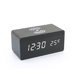 thumbnail image 4 of Multifuncional Madera Digital Led Escritorio Reloj Despertador Termómetro Cargador Inalámbrico Minnieouse HA024327-01, 4 of 6