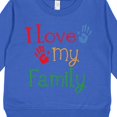 thumbnail image 3 of Inktastic I Love My Family Toddler Sweatshirt, 3 of 4
