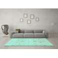 thumbnail image 3 of Ahgly Company Indoor Rectangle Oriental Light Blue Traditional Area Rugs, 8' x 12', 3 of 4