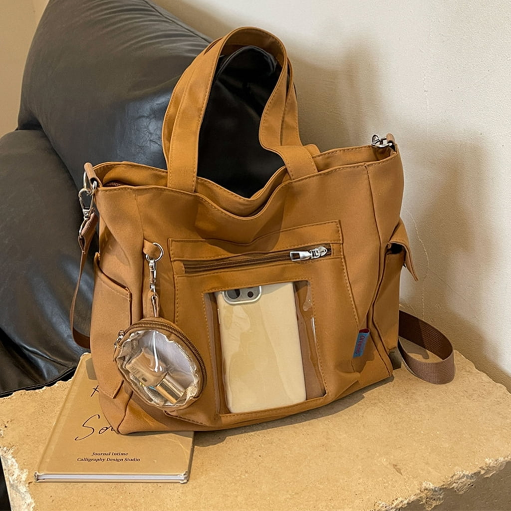 Stylish Ita Crossbody Bag Large Canvas Shoulder Bags for Travel and Everyday Use