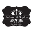 thumbnail image 1 of 100 PCS Personalized Wedding Favor Gift Paper Tags Custom Made Hang Tags, 1 of 1