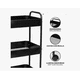 thumbnail image 2 of Carrito Organizador De Metal Transportador color negro, 2 of 4