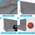 thumbnail image 5 of Easy-Going 10Wx20L ft Gray Background Muslin Backdrop,Photo Studio,Collapsible High Density Screen for Video, 5 of 5