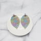 thumbnail image 5 of Pendientes de Hojas Huecas Fiudx Joyería Vintage Ganchos para las Orejas, 5 of 5