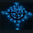thumbnail image 3 of Handmadetneonsign Nautical Compass Metal Wall Art Light, Nautical Compass Metal Sign Wall Decor, Compass Metal Decor, 3 of 5