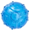 thumbnail image 6 of Dog Dental Toys Bacon Flavored Scented Tough Blue Rubber Choose Ball Bone Tripod (6" Tripod), 6 of 8