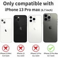 thumbnail image 2 of Military Grade Shockproof Hybrid Armor Case for iPhone 13 Pro Max - Navy Blue, 2 of 4