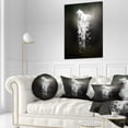thumbnail image 3 of Designart Fantasy White Horse Running - Animal Throw Pillow - 12x20, 3 of 5