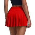 thumbnail image 2 of PINSPARK Womens Tennis Skirt Pleated Athletic Skirts Lightweight Golf Skorts with Shorts Pockets, 2 of 6