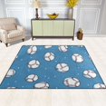 thumbnail image 2 of Yayeee Area Rugs for Living Room 5.2'x4' Indoor Non Slip Washable Bedroom Carpet, Baseballs Pattern, 2 of 5