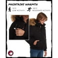 thumbnail image 4 of CANADA WEATHER GEAR Boys' Winter Coat - Heavyweight Bomber Parka Ski Jacket, Black, Size 8, 4 of 7