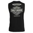 thumbnail image 2 of Harley-Davidson Men's Simple Chrome H-D Sleeveless Muscle Shirt, Black (M), Harley Davidson, 2 of 2