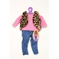 thumbnail image 1 of My Life As Leopard Vest with Jeans Set, 1 of 1