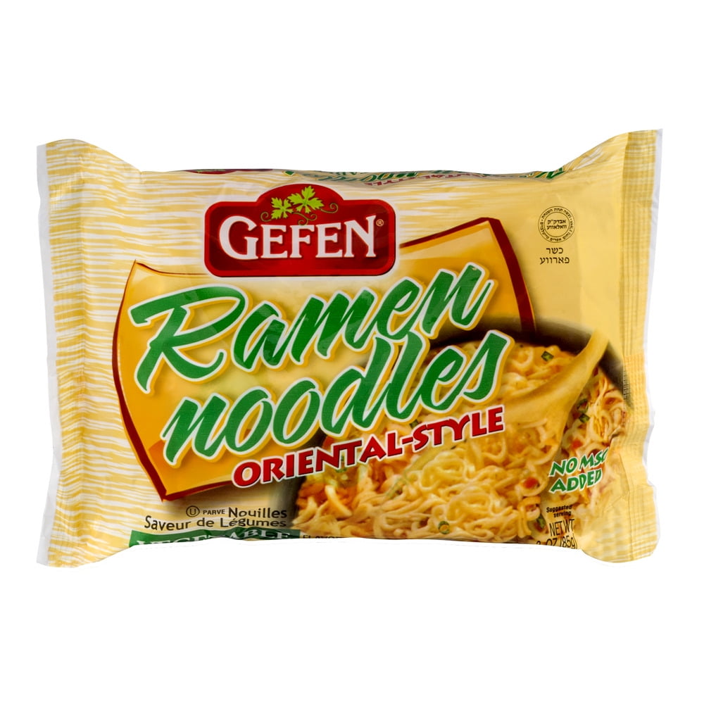 Gefen Ramen Noodles OrientalStyle Vegetable Flavor, 3 oz
