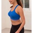 thumbnail image 3 of Panache Racerback Non-Wire Sports Bra (7341R),28FF,Retro Blue, 3 of 5