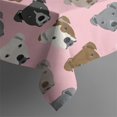 thumbnail image 5 of Pit Bull Terrier Square Tablecloth,Waterproof Square Table Cover,Wipeable Spillproof Washable Table Cover for Home Kitchen Party Decor 42"X42"(107x107cm), 5 of 6