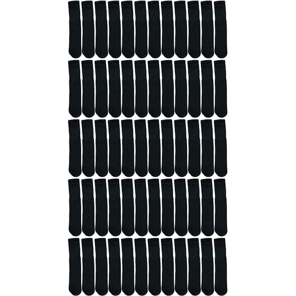 Yacht & Smith Kids & Children's Cotton Tube Socks, Wholesale Bulk Pack Referee Style, Boys Girls