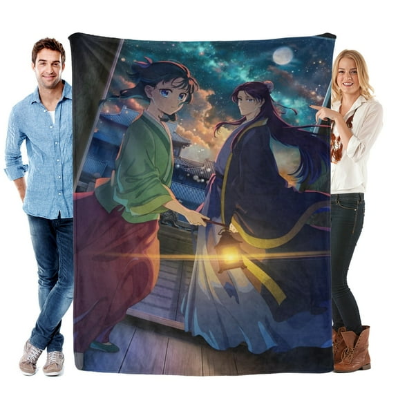 The Apothecary Diaries blanket this soft durable flannel blanket Ideal for home or outdoors.39 x 59-inch（100×150cm）