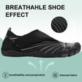 thumbnail image 4 of BERANMEY Barefoot Waters Shoes for Women Men Upgrade Wide Toe Box Voyabarefoot Hiking Shoes Non-Slip Adjustable Comfortable Slip-On for Outdoor Hiking & Beach Walking Travel, 4 of 5