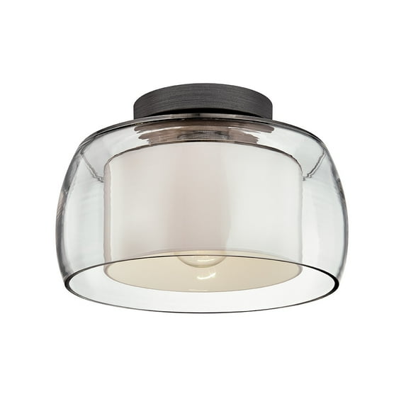 Troy Lighting C7560-GRA Candace 12.5" Flush Mount Light in Graphite Finish