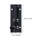thumbnail image 2 of BESTYASH 2Jgo Pasador De Puerta Negro Inoxidable Con Alta Resistencia Y Protección, 2 of 7