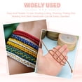 thumbnail image 5 of Uxcell Braided Cord, Metallic Bracelet Knotting Macrame Cord Braiding Beading Thread Twine Rope for String Knitting DIY Jewelry Making Plant Wall Hanger Khaki Green, 5 of 7
