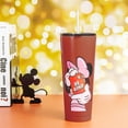 thumbnail image 2 of Zak Designs 25 oz Straw Tumbler Stainless Steel Disney Minnie Mouse Vacuum Insulated for Travel Drinks Hot Cold, 2 of 7
