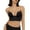 Black, variant on Women Solid Low Back Bras Underwired U Shape Backless Bras Multiple Convertible Straps Underwire Bra