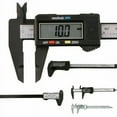 thumbnail image 3 of Fule Vernier Caliper Digital Electronic Gauge Carbon Fiber Micrometer Ruler 150mm, 3 of 9