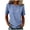 #04 Light Blue 【Mix, Match & Rotate: Stock Up on Daily Colors】, variant on Women's Casual Crew Neck Short Sleeve Solid Color Denim Pullover Top Soft Lightweight Comfy Versatile Daily Wear Summer Outfits | CSEONE,Black L