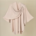 thumbnail image 2 of Cavosen Shawl Wraps for Women Tassel Knit Elegant Cardigan Cape Solid Soft Warm Open Front Scarves Casual Winter Everyday Wear, 2 of 3