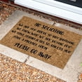 thumbnail image 1 of Cqxid Tapis à Moins de 10 $ Mots Anglais Amusants Paillasson 60*40 cm Antidérapant Tapis de Porte Sale Entrée Porte d'Entrée Extérieur Tapis de Porche Antidérapant Polyester, 1 of 9